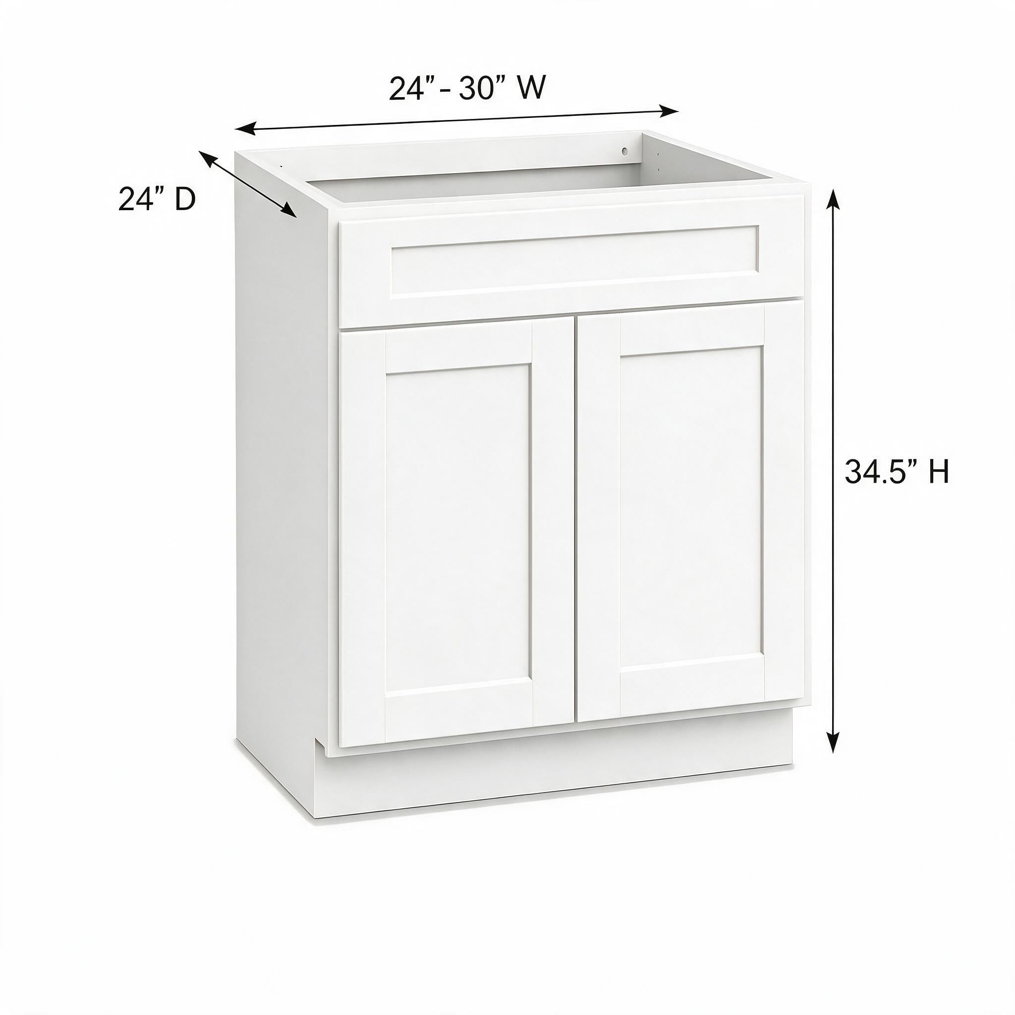 White Shaker-Base B24