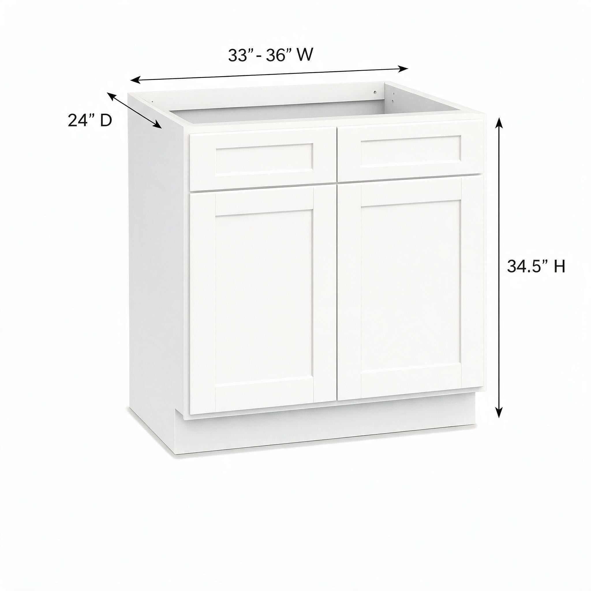 White Shaker-Base B33