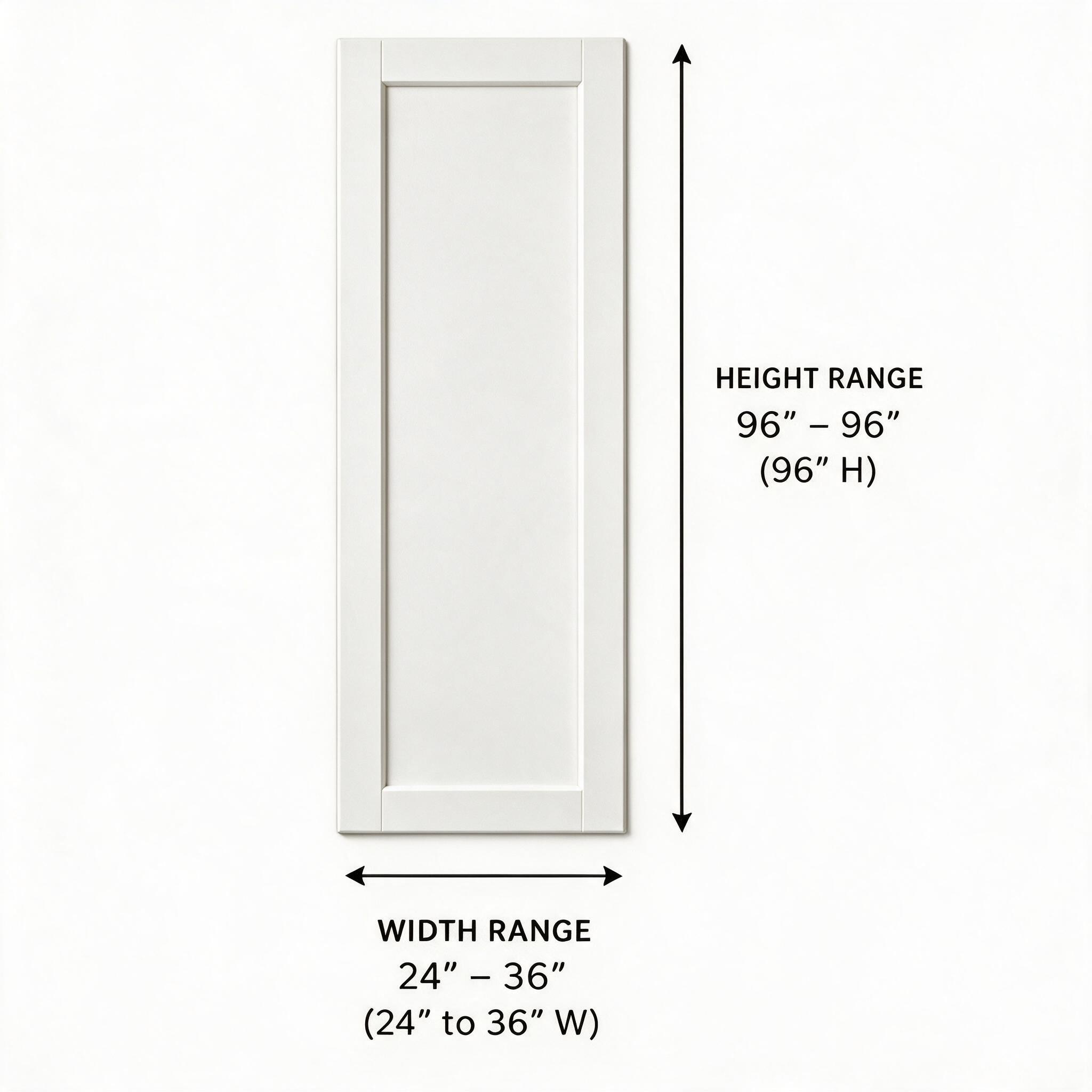 White Shaker - Finish Panel FP3696H (DO NOT FORGET OCM8)