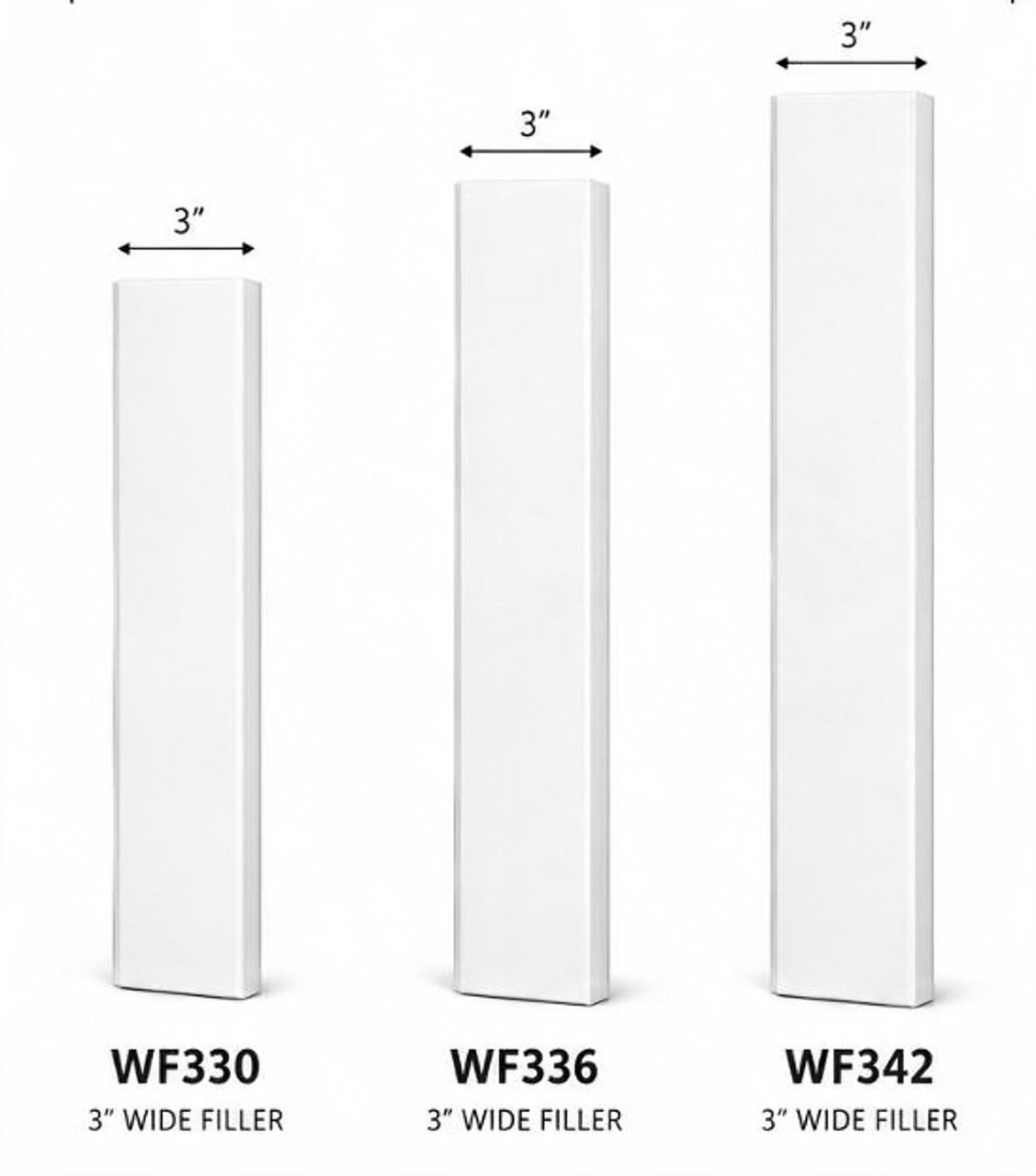 White Shaker - Wall Filler WF342