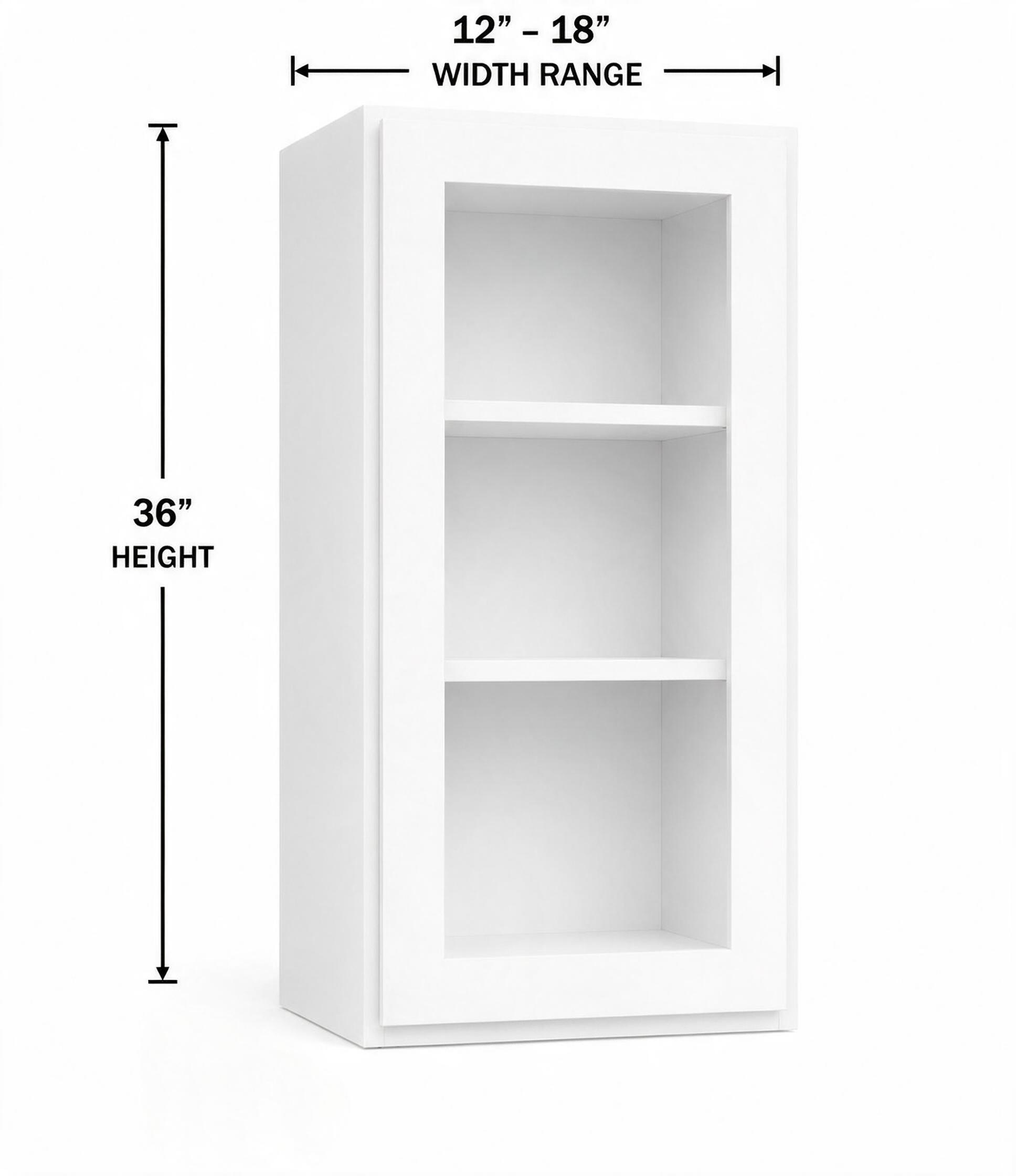 White Shaker - Wall Glass WG1236