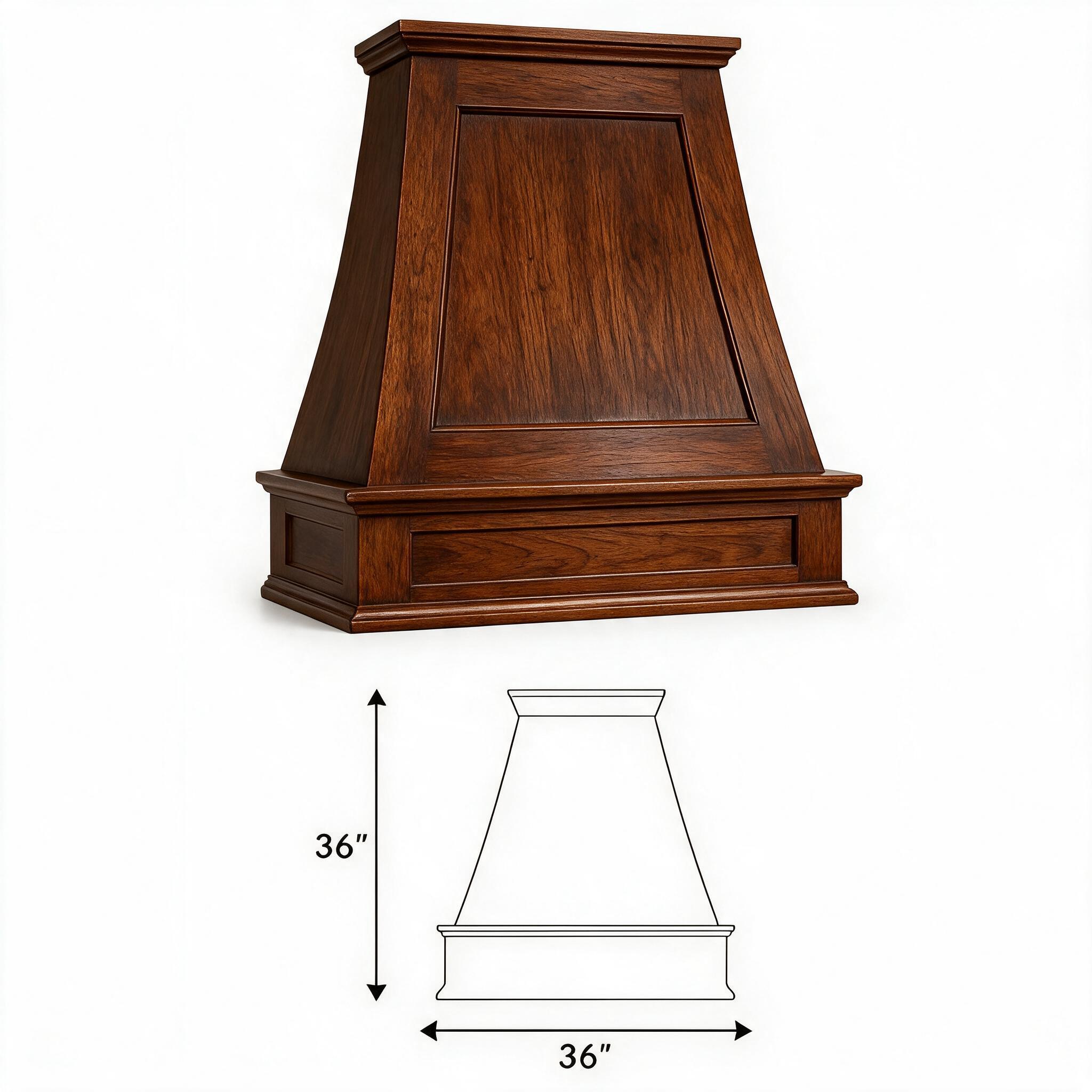 Dark Caramel - Range Hood RH36