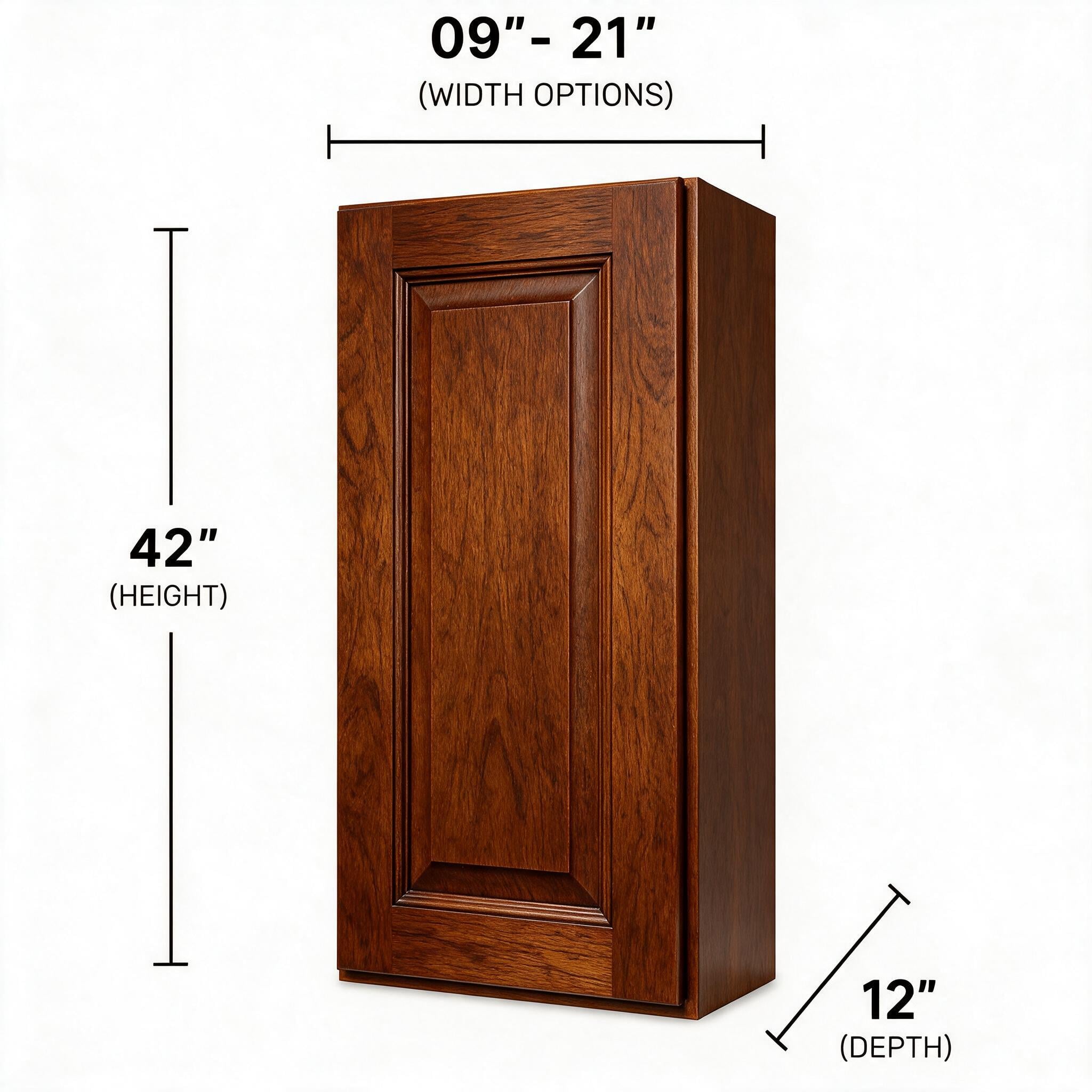 Dark Caramel - Wall (12"Depth) W0942