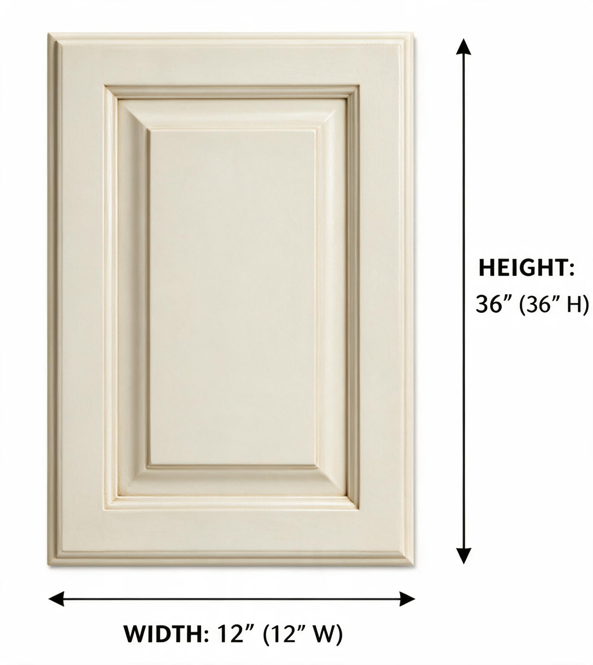 Antique White - Door Panel DP1236