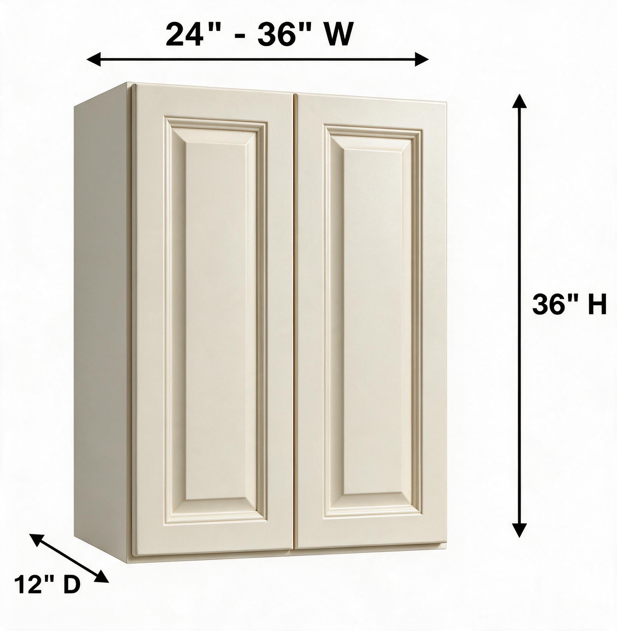 Antique White - Wall (12"Depth) W2436