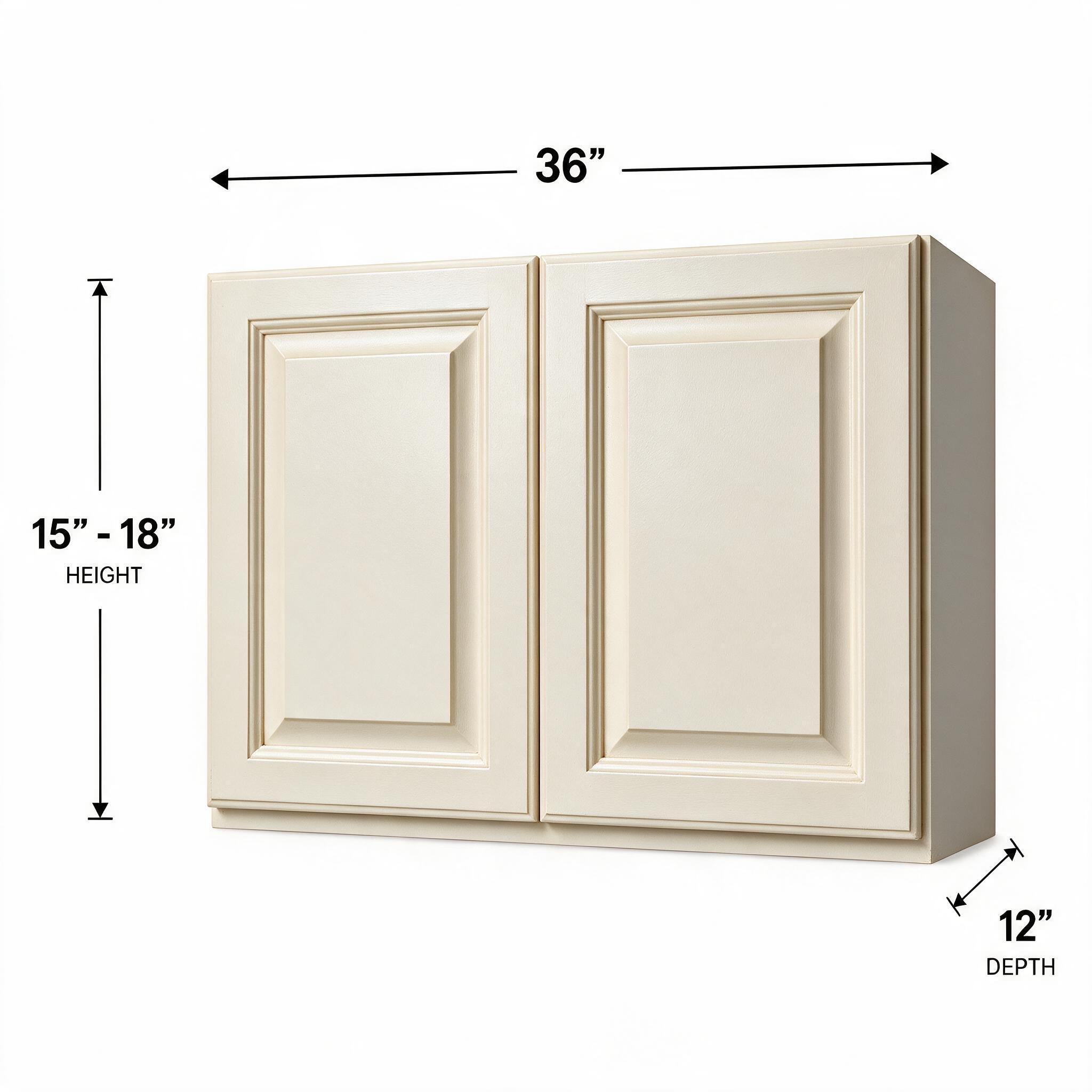 Antique White - Wall Bridge (12"Depth) W3618