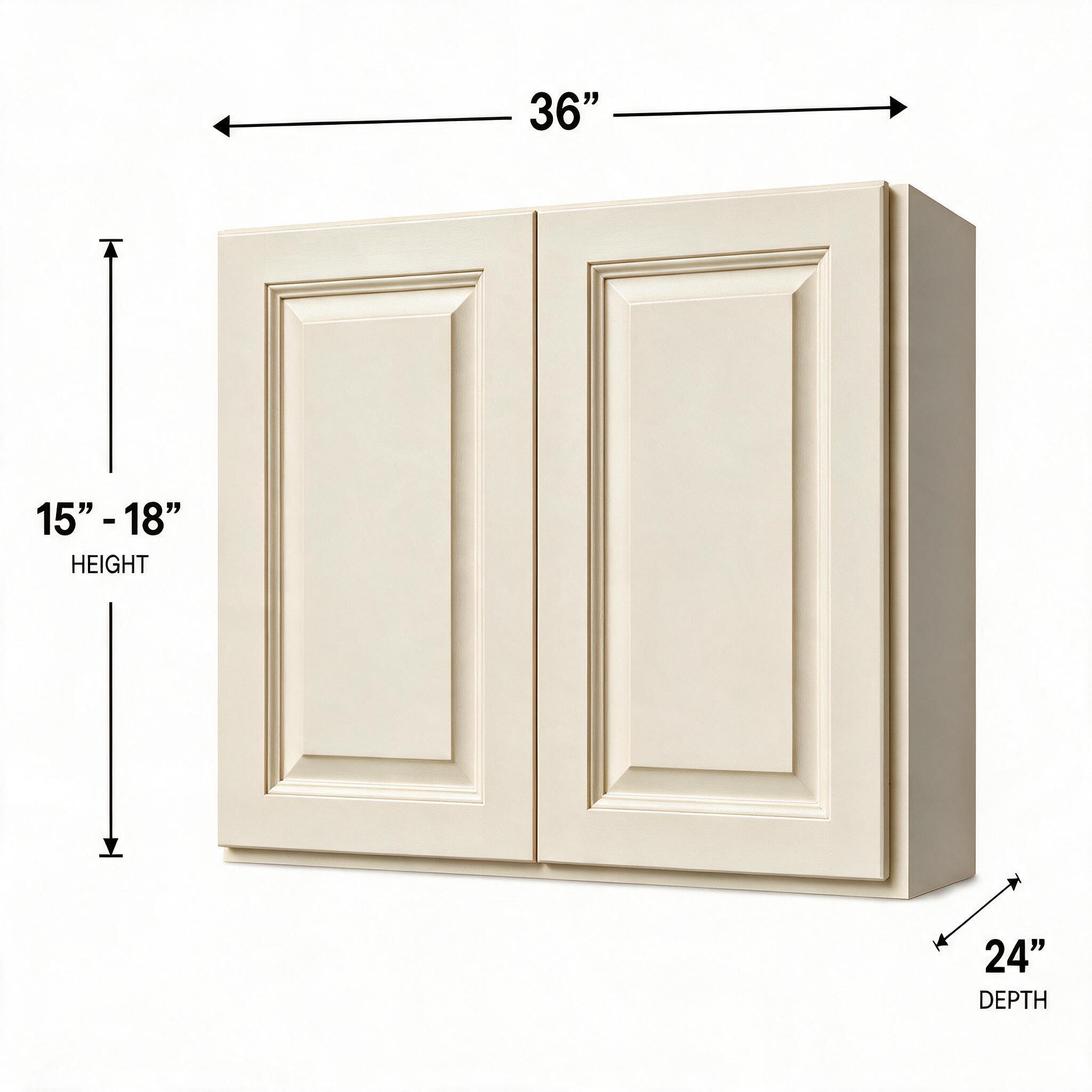 Antique White - Wall Bridge (24"Depth) W361524