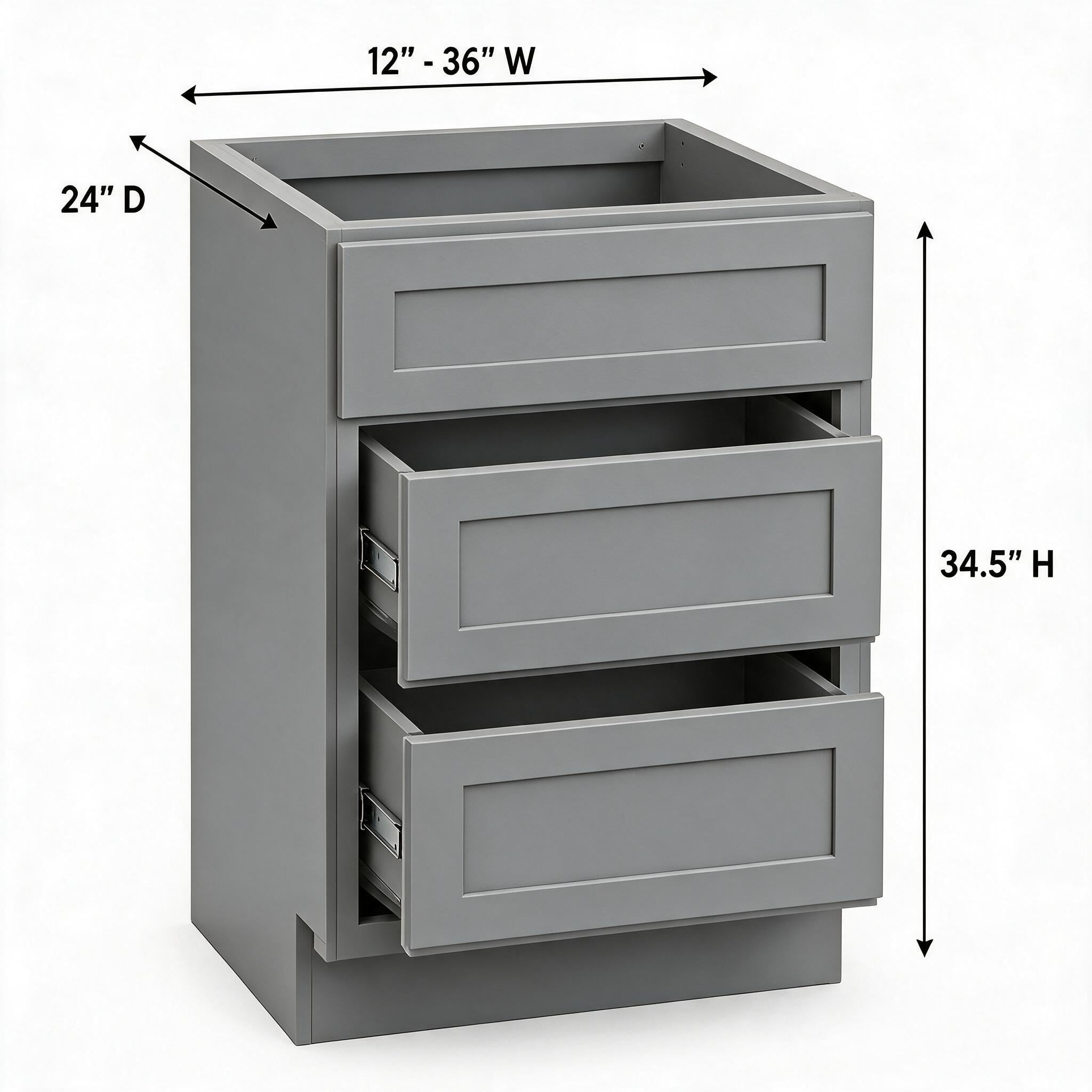 Smoky Gray - Drawer Base DB12