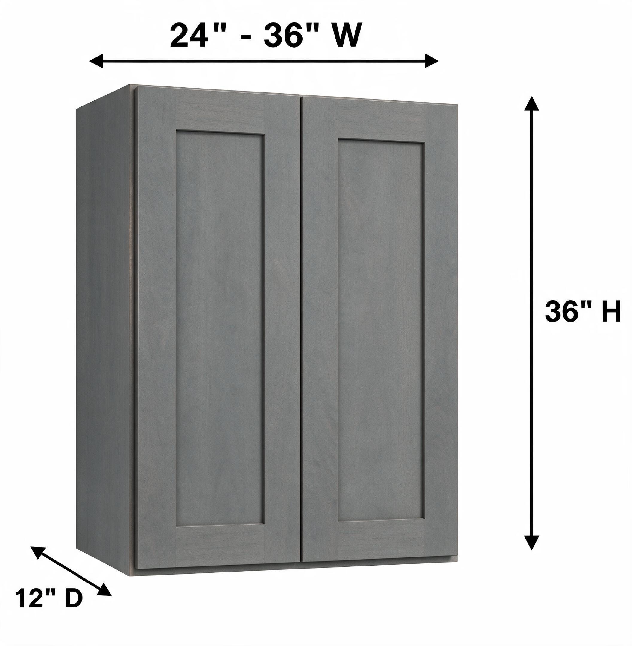 Smoky Gray - Wall (12"Depth) W2436