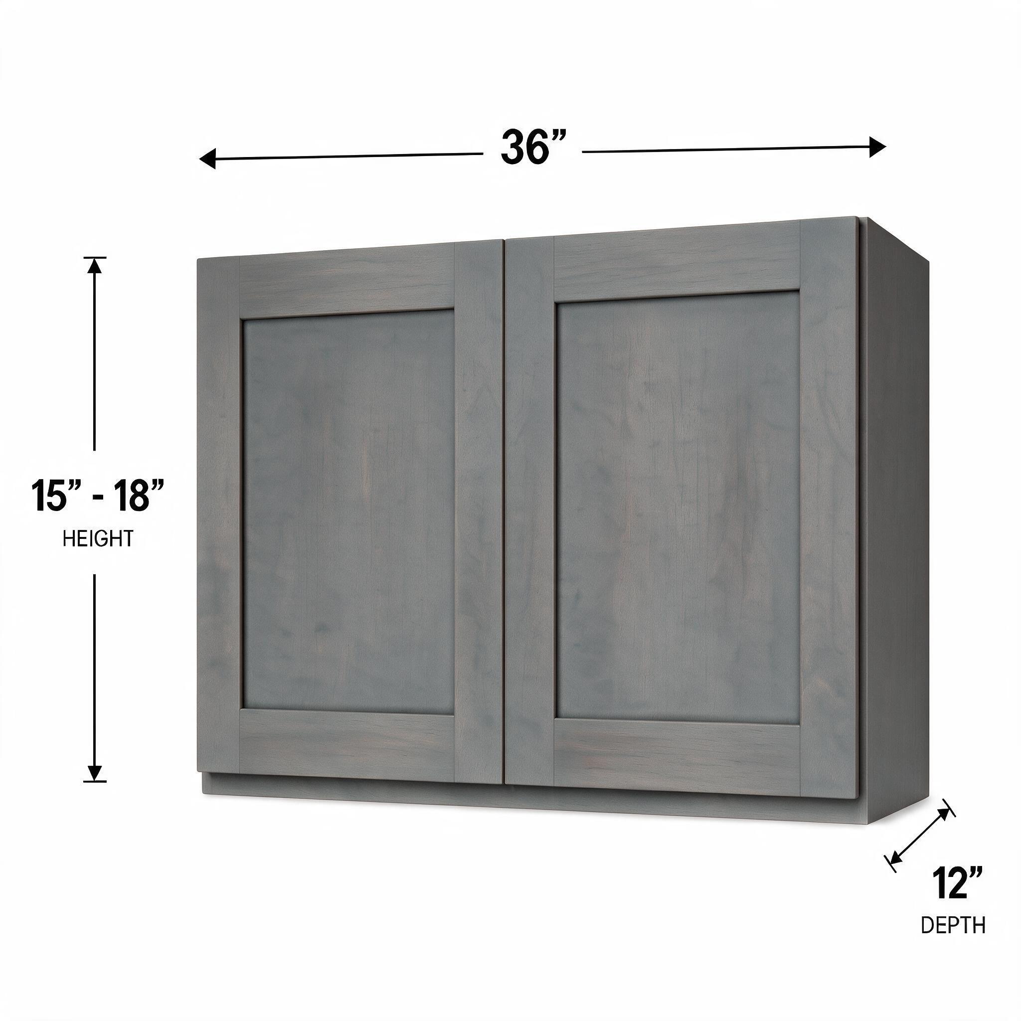 Smoky Gray - Wall Bridge (12"Depth) W3615
