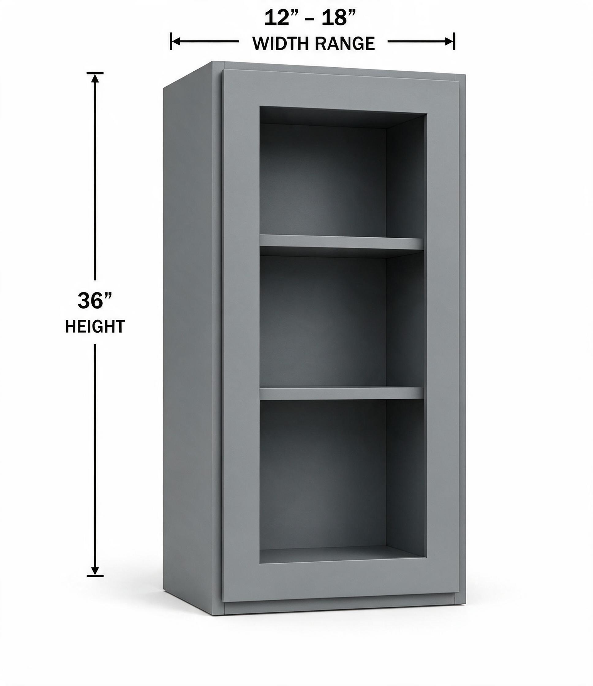 Smoky Gray - Wall Glass WG1236