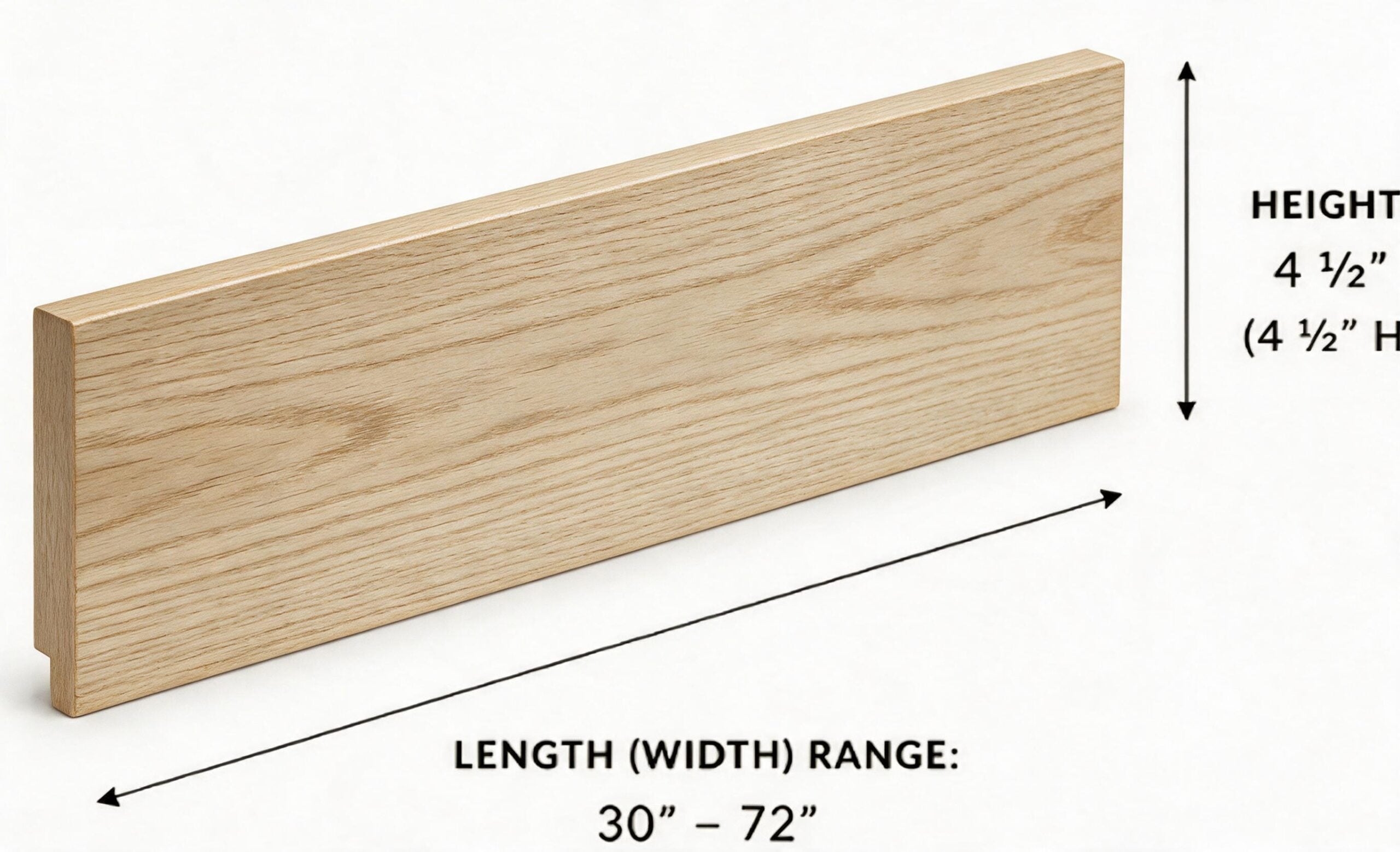 White Oak - FLOATING SHELF 36