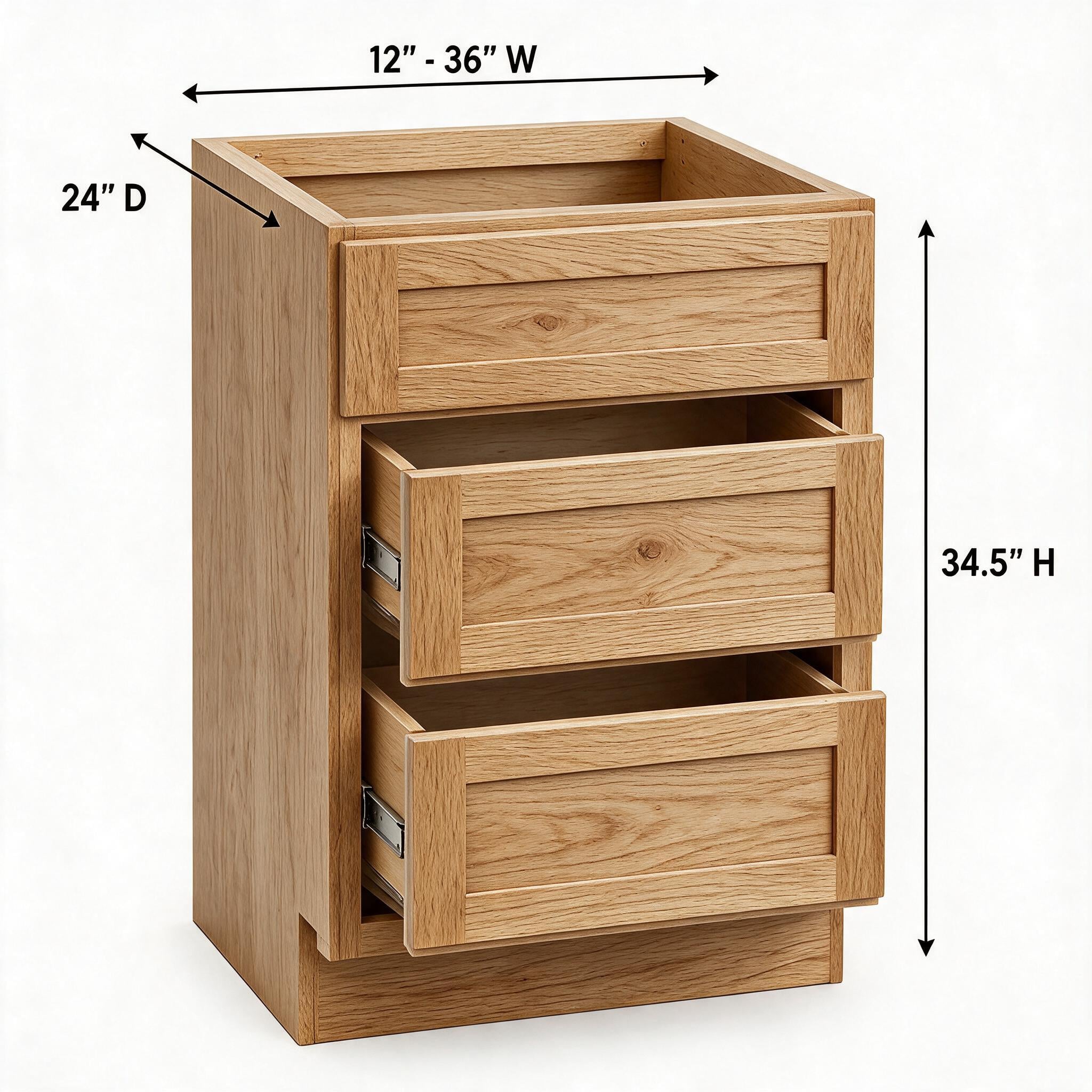 White Oak - Drawer Base DB27