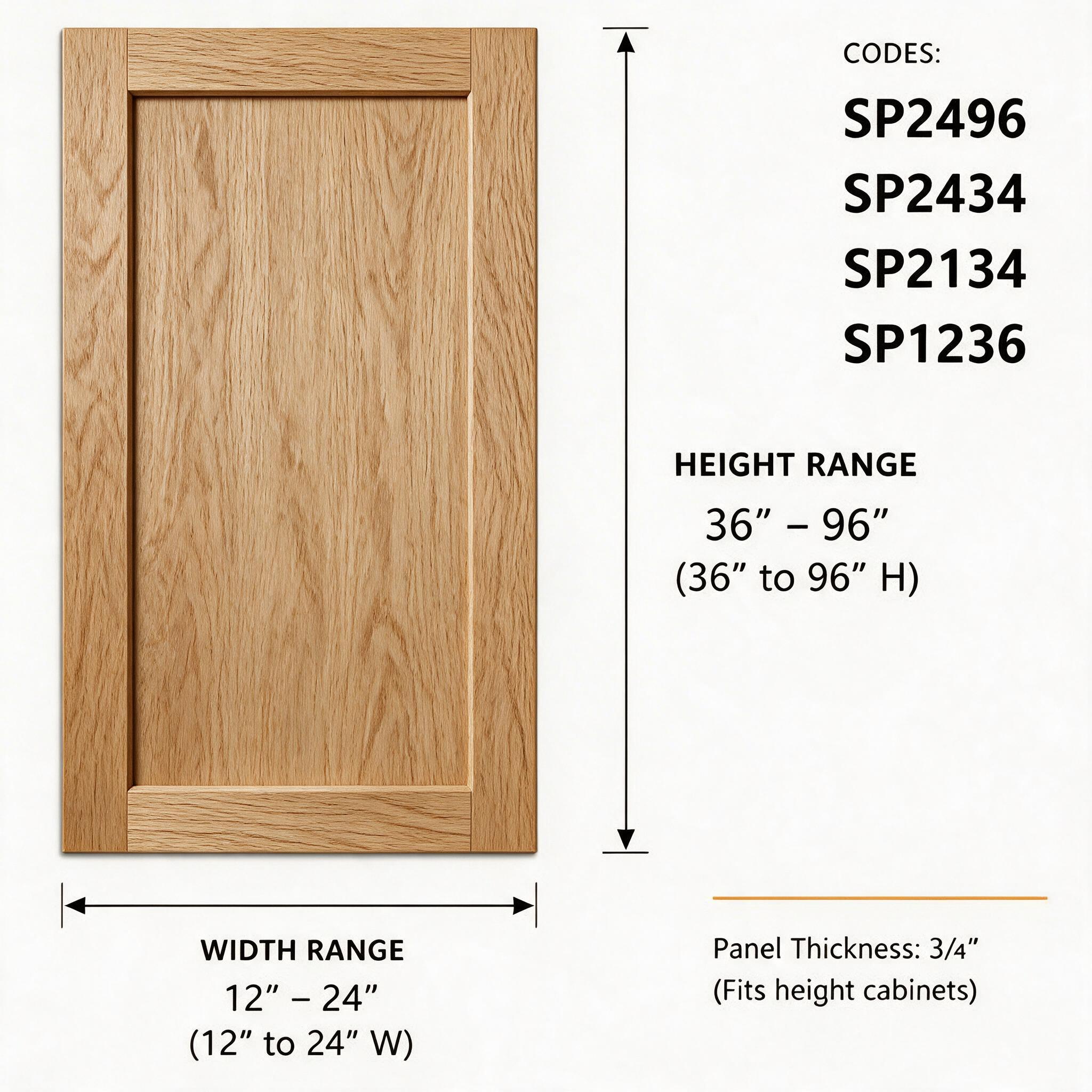 White Oak - Skin Panel SP1236Q
