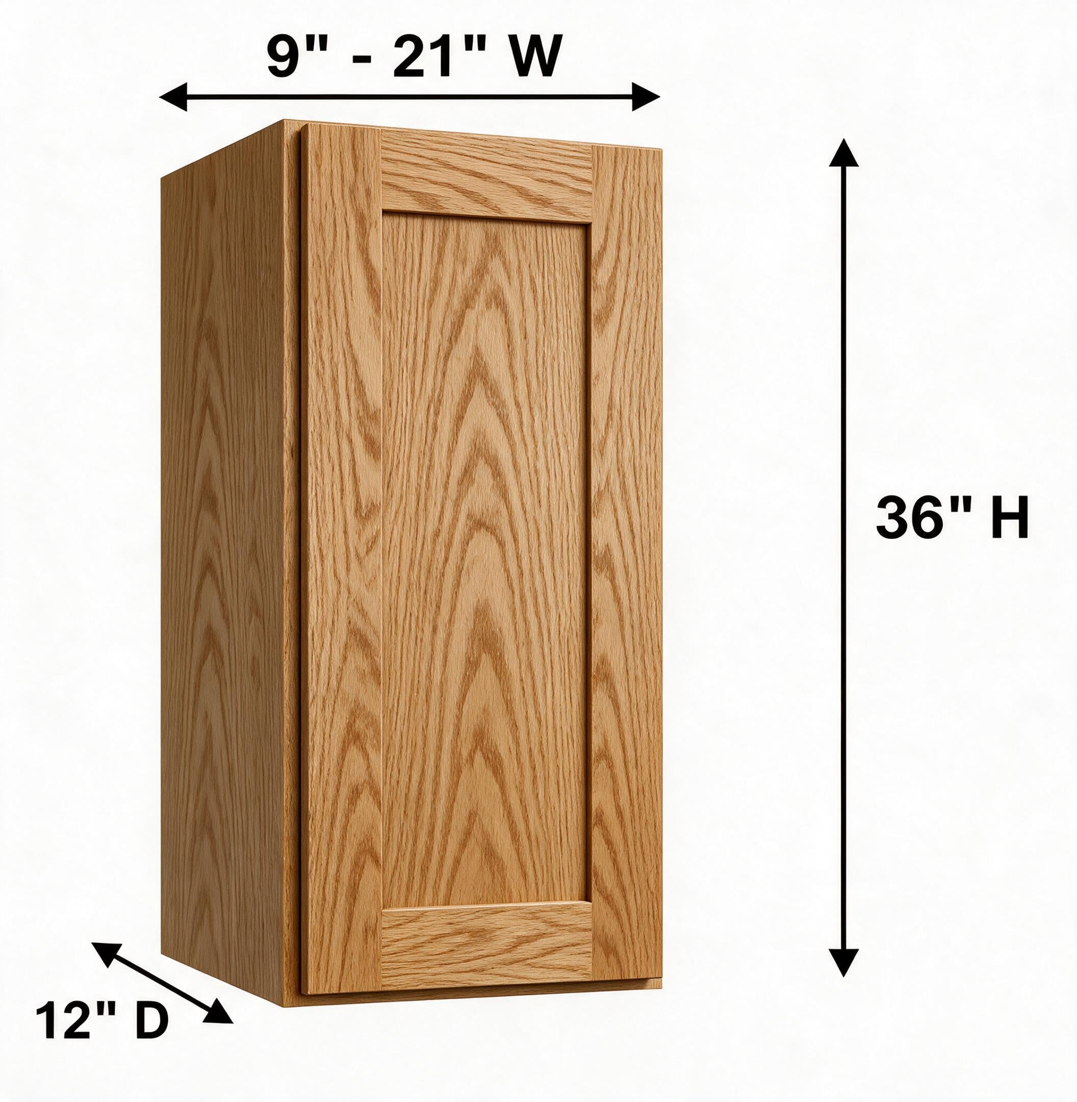 White Oak - Wall (12"Depth) W0936