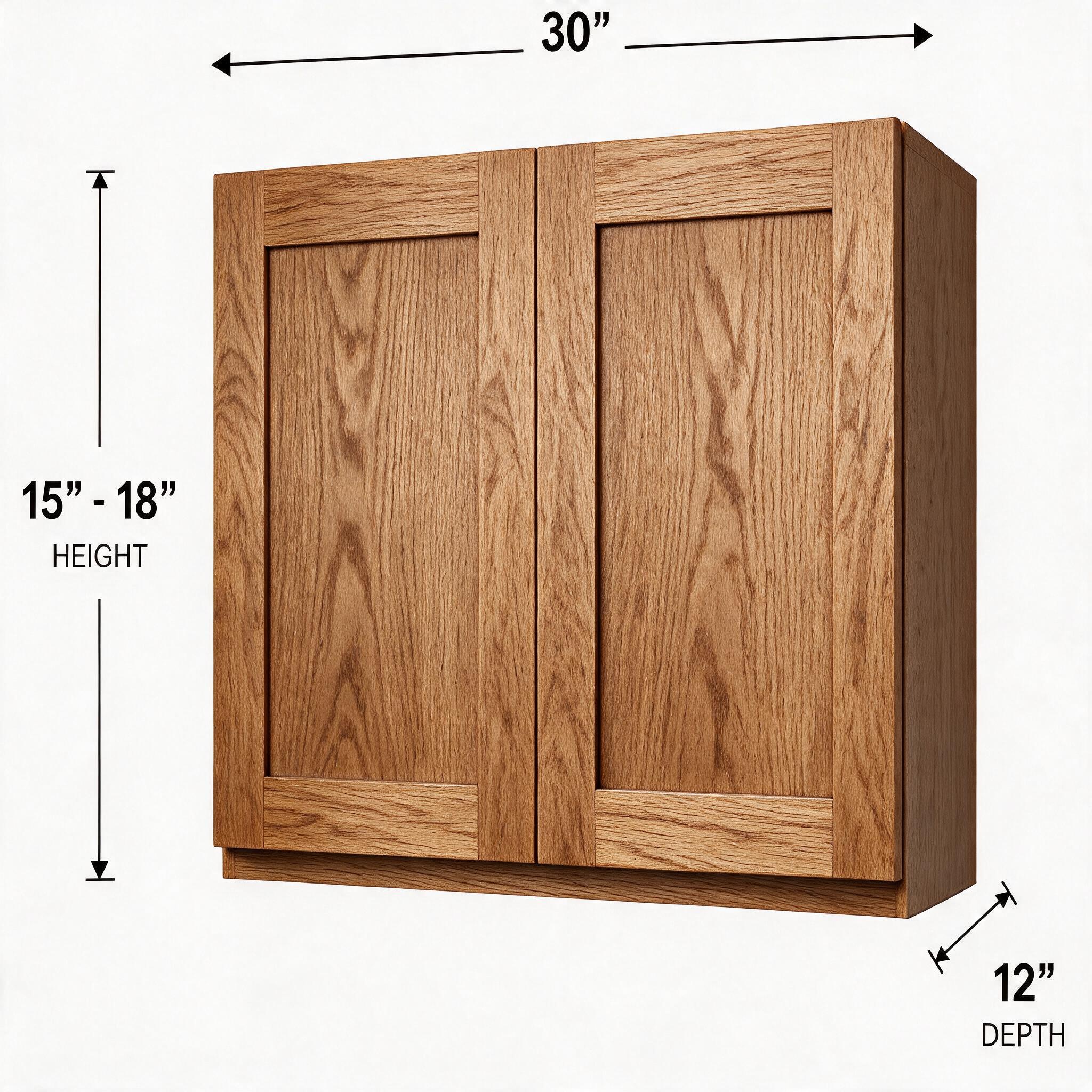 White Oak - Wall Bridge (12"Depth) W3015