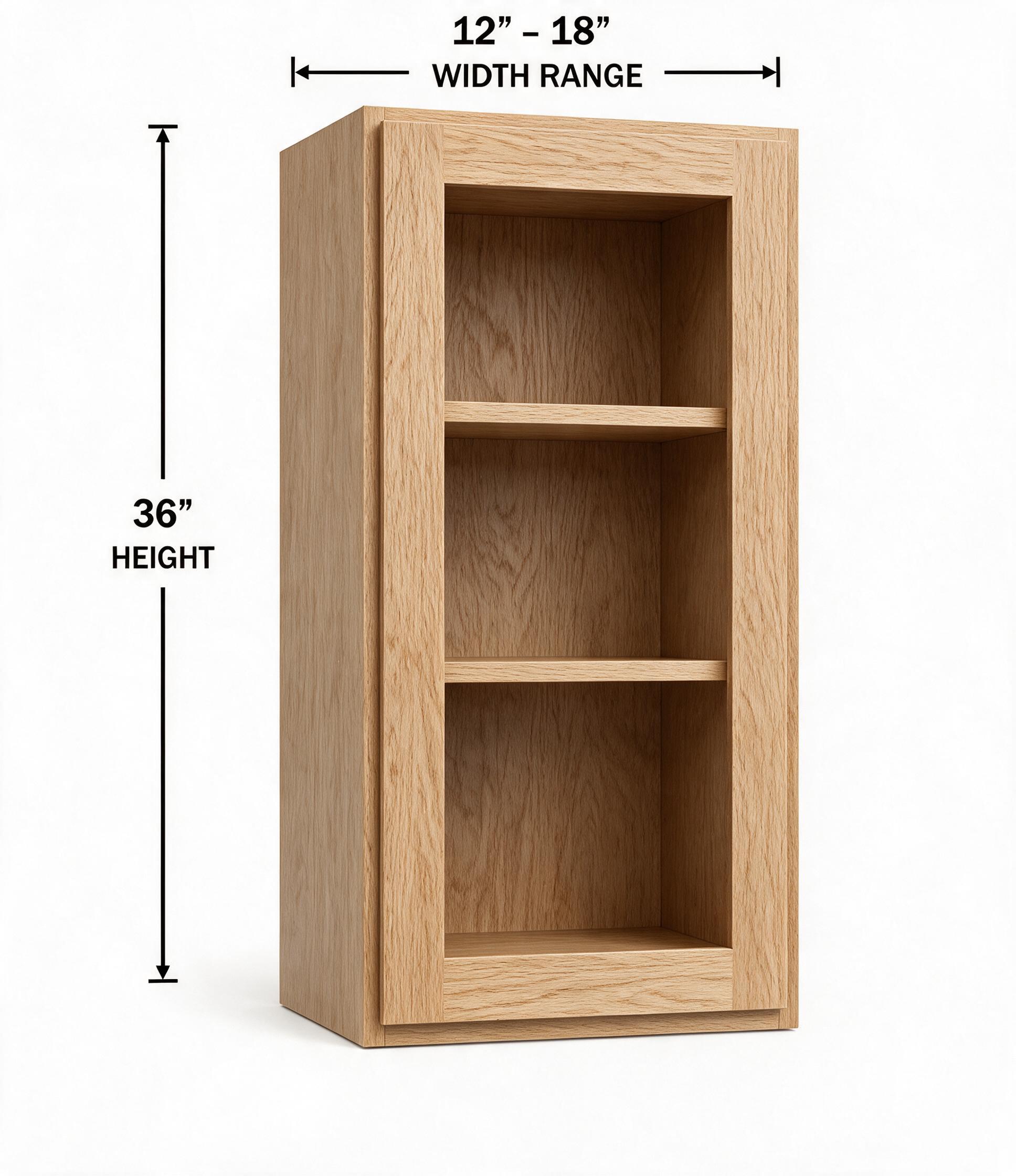 White Oak - Wall Glass WG1536